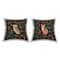 Stupell Industries Cozy Autumn Botanicals Owl & Fox Woodland Creatures Throw Pillow Set